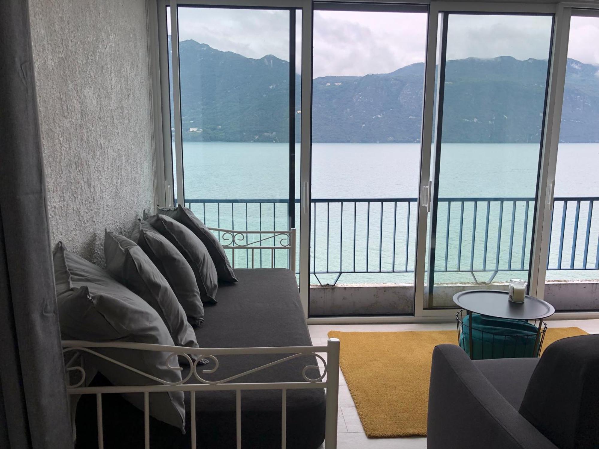 Le Lamartine, Vue Magnifique Face Au Lac Du Bourget Aix-les-Bains Ngoại thất bức ảnh